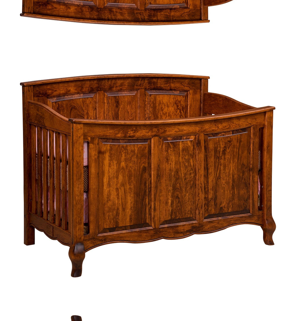 French Country Crib (Panel Style Front)