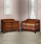 French Country Crib (Slat Style Front)