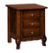 French Country 3 Drawer Nightstand
