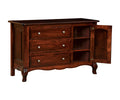 French Country 3 Drawer Dresser with Door