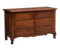 French Country 6 Drawer Dresser