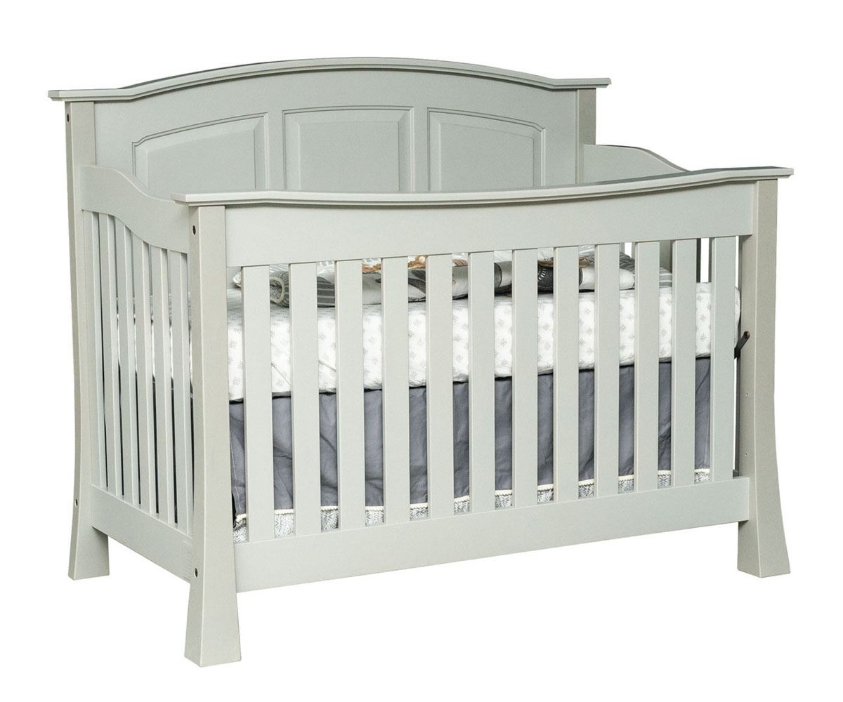 Addison Crib with Raised Panel Headboard